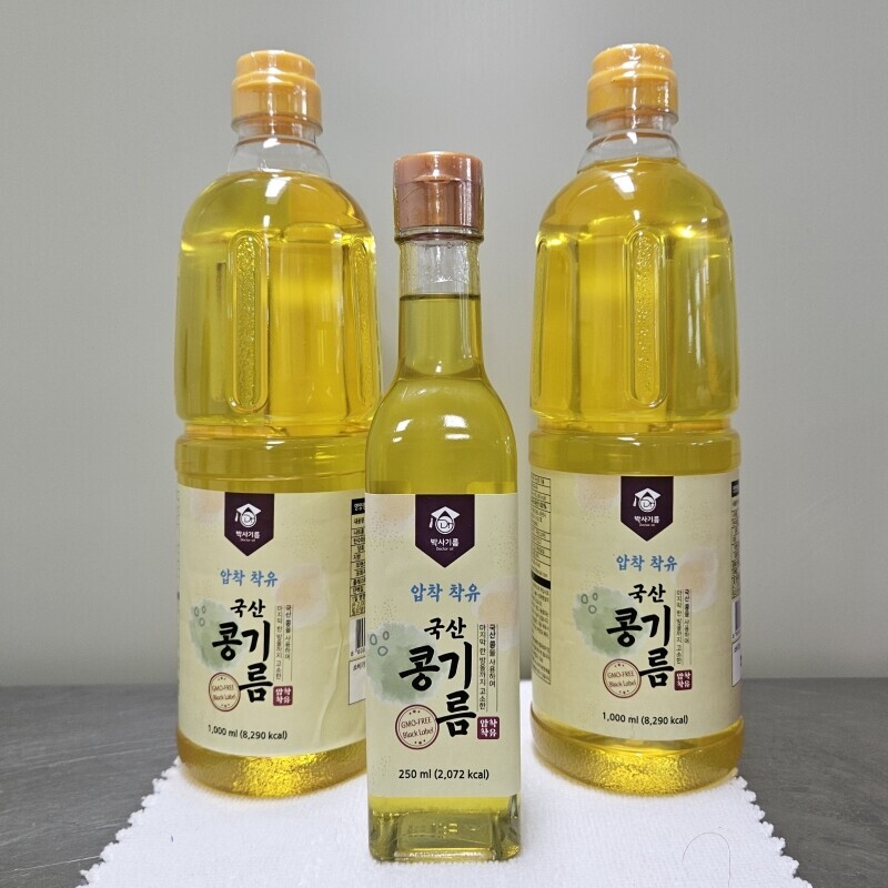 박사기름,압착착유 국산콩기름